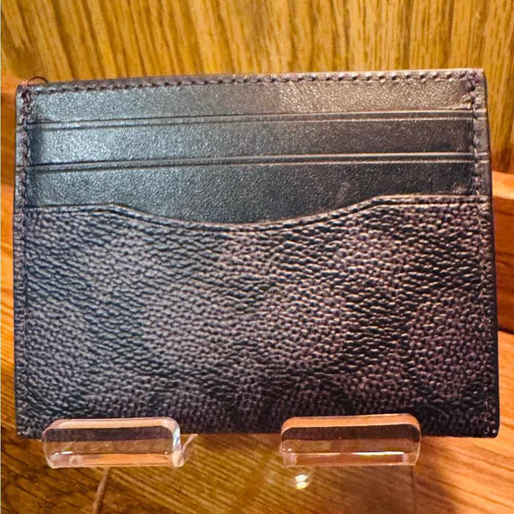 Slim Coach Credit Card Case